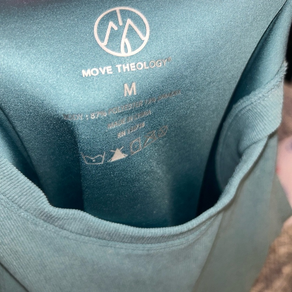 Women's Muscle Tee in Teal by [Brand] - Picture 5 of 5